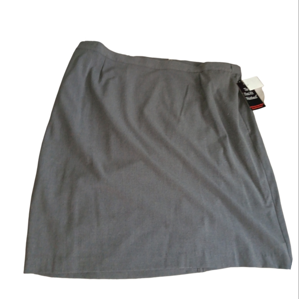 Preswick & Moore Women's Gray Pencil Skirt Plus Size 22W